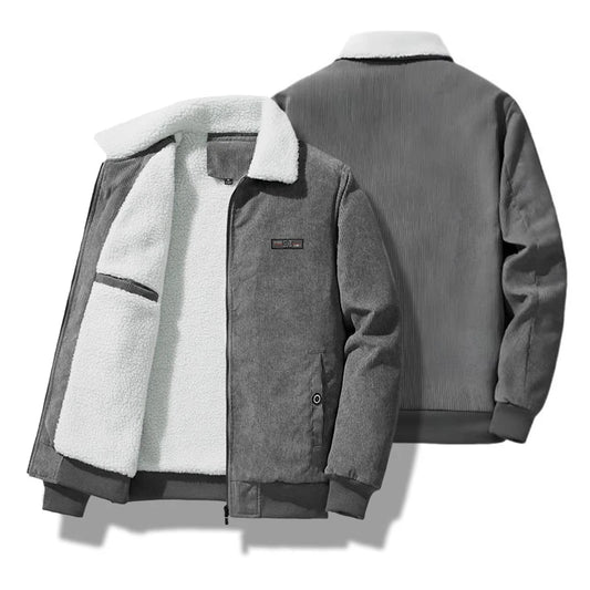 Men’s Corduroy Fleece Lined Jacket Winter