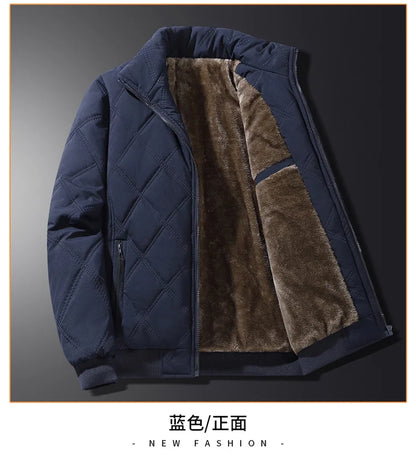 Men’s Cotton Padded Parka Jacket Winter