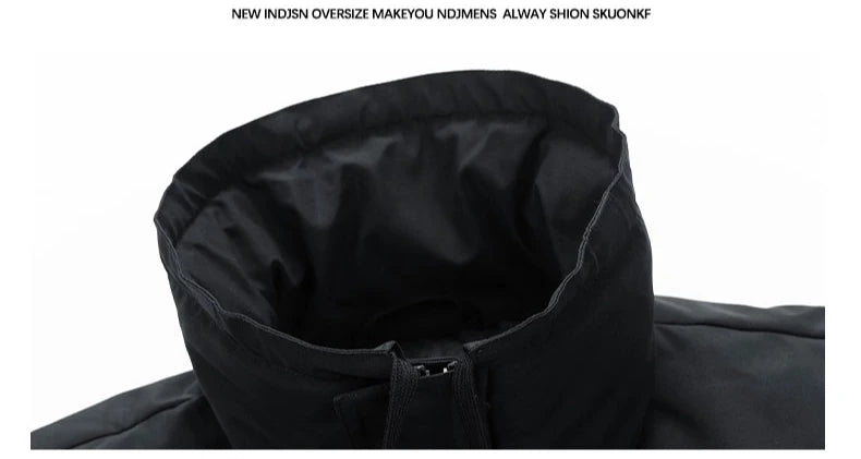 Casual Cotton Parka Jackets Men Winter Warm Fashion Korean Loose Coat Couples Padded Coat Harajuku Windproof Warm Jackets Women