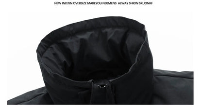 Casual Cotton Parka Jackets Men Winter Warm Fashion Korean Loose Coat Couples Padded Coat Harajuku Windproof Warm Jackets Women