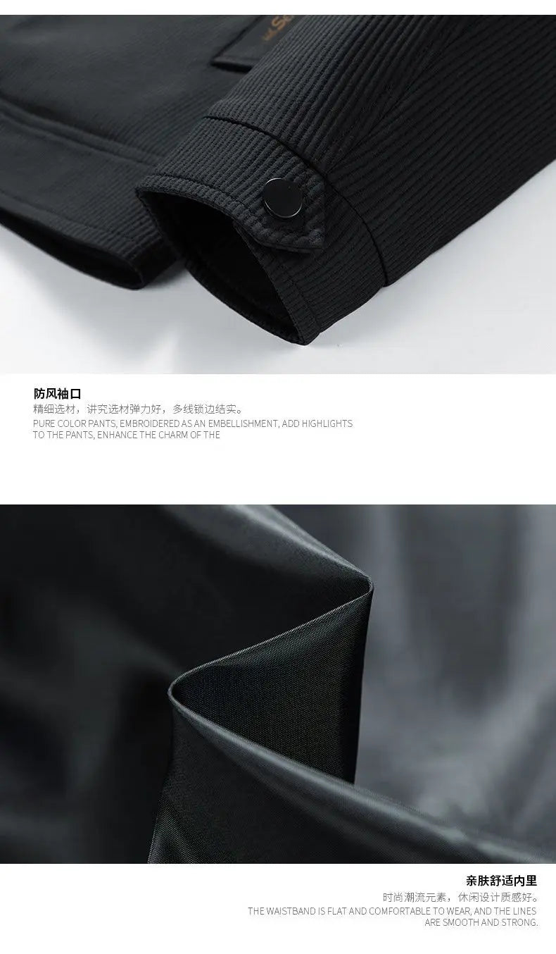 Men’s Striped Casual Work Jacket Autumn/Winter