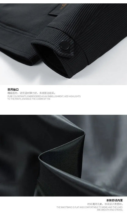 Men’s Striped Casual Work Jacket Autumn/Winter