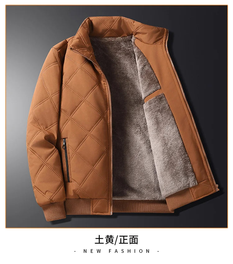 Men’s Cotton Padded Parka Jacket Winter