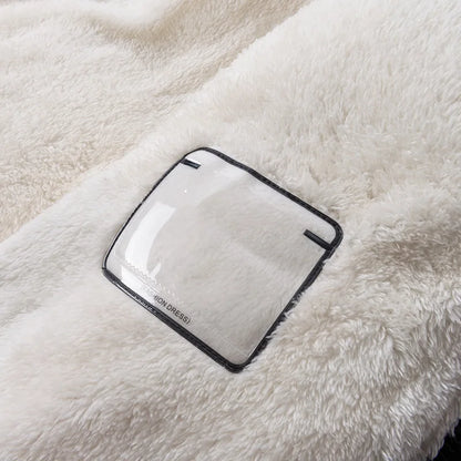 Man 2025 New Fashion Winter Warm Thick Cotton Clothing With Added Velvet Solid Color Casual And Comfortable Coat