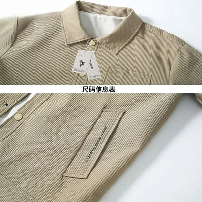 Men’s Striped Casual Work Jacket Autumn/Winter