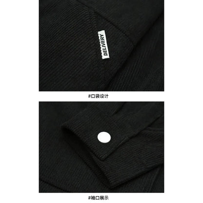 Men’s Corduroy Loose Casual Jacket Spring Autumn