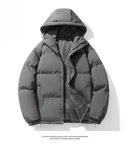 Men’s Hooded Cotton Padded Jacket Winter