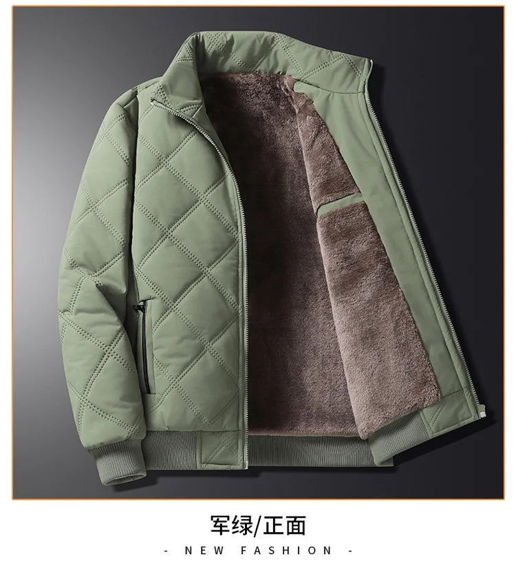 Men’s Cotton Padded Parka Jacket Winter