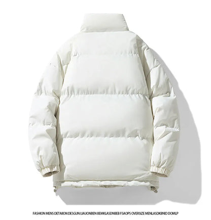 Casual Cotton Parka Jackets Men Winter Warm Fashion Korean Loose Coat Couples Padded Coat Harajuku Windproof Warm Jackets Women