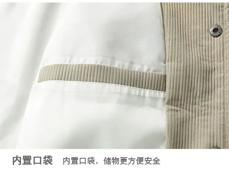 Men’s Striped Casual Work Jacket Autumn/Winter