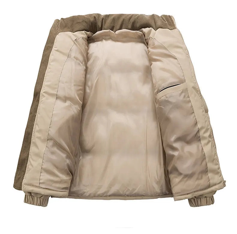 Latest Men Winter Thickened Warm Color Block Puffer Jacket Fashion Casual Male Parka New Arrival Trendy Mens Puffer Coat