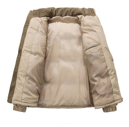 Latest Men Winter Thickened Warm Color Block Puffer Jacket Fashion Casual Male Parka New Arrival Trendy Mens Puffer Coat