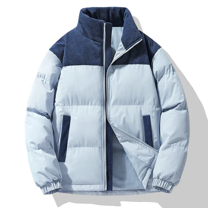 Men's Winter Thickened Warm Cotton Jacket - Casual Youth Fashion Coat