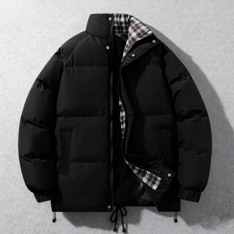 【 M-8XL 】2025 Autumn/Winter New Stand Up Collar Cotton Jacket for Men,Thick,Casual,High Quality,Warm and Comfortable Top for Men