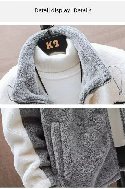 Men’s Sherpa Lined Hooded Jacket Winter