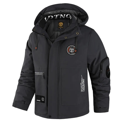 Men’s Hooded Parka Jacket Winter