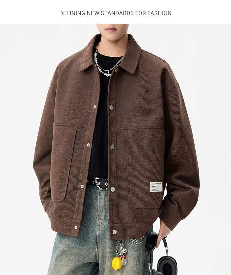 Men’s Retro Casual Work Jacket Winter