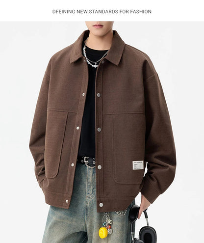 Men’s Retro Casual Work Jacket Winter