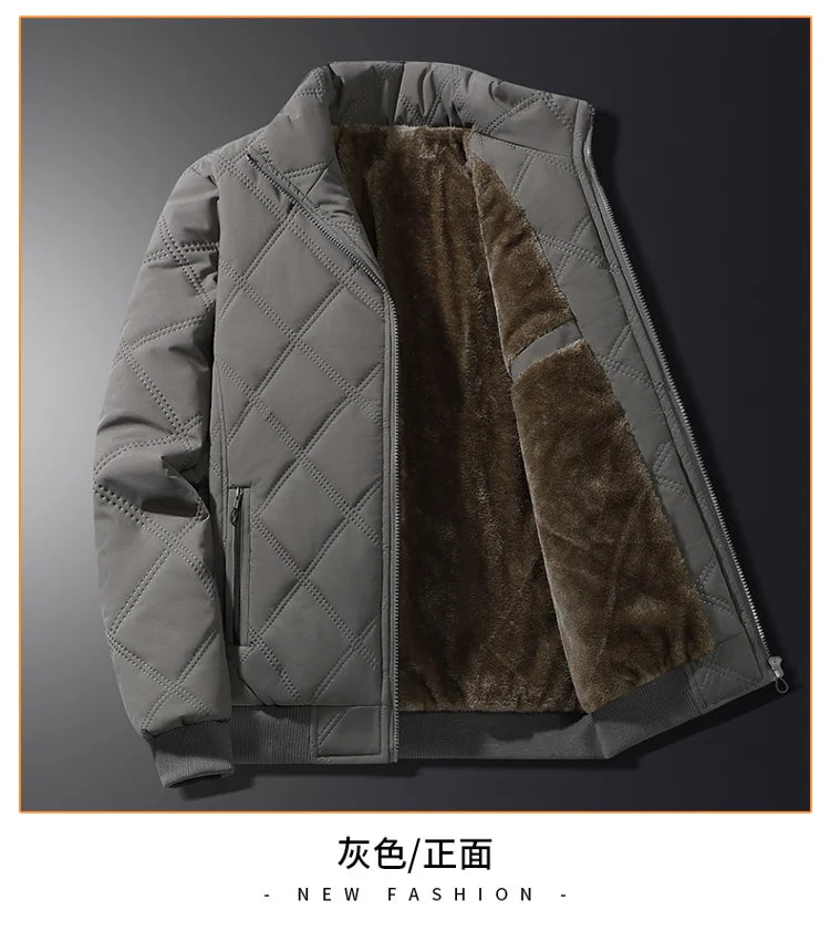 Men’s Cotton Padded Parka Jacket Winter