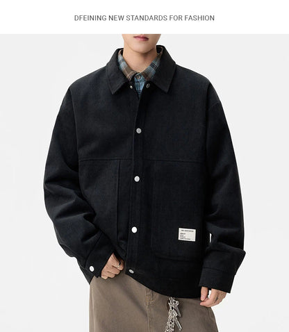 Men’s Retro Casual Work Jacket Winter