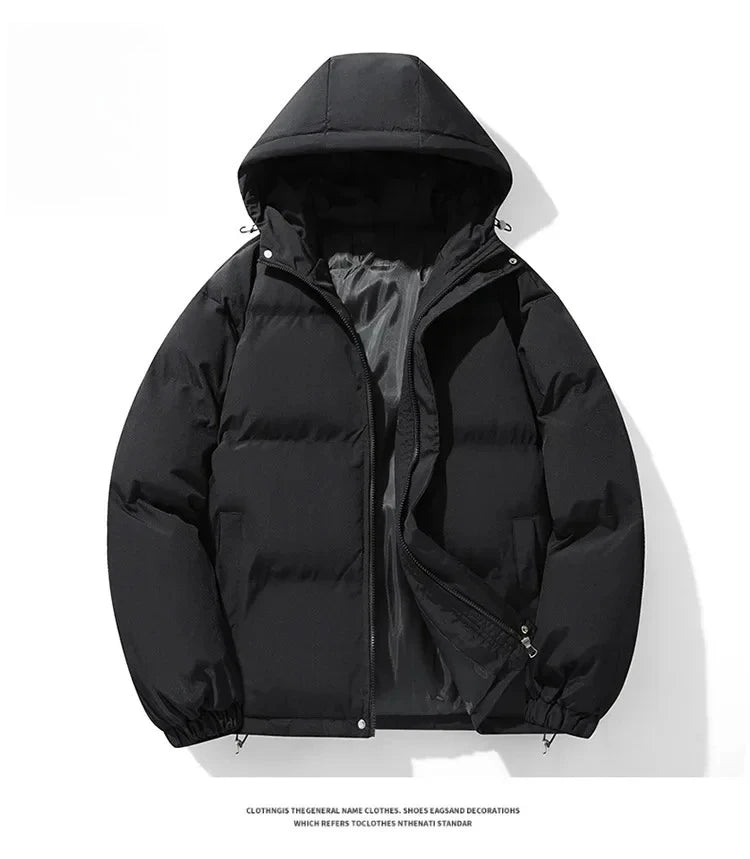 Men’s Hooded Cotton Padded Jacket Winter