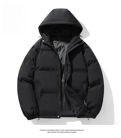 Men’s Hooded Cotton Padded Jacket Winter