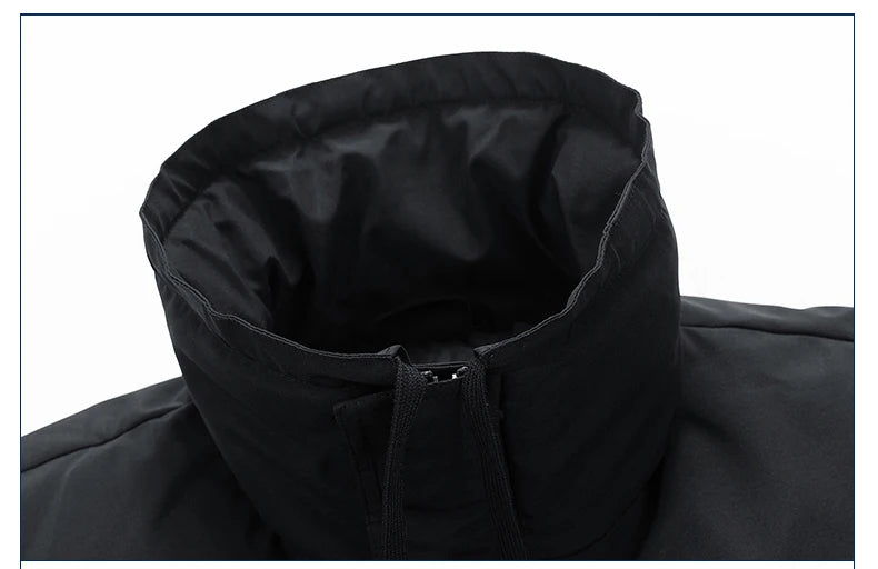 5 Colors Winter Warm Men's Puffer Jacket Loose Couple Outdoor Coat Thick Parkas Zipper Stand Collar Male Padded Down Outwear