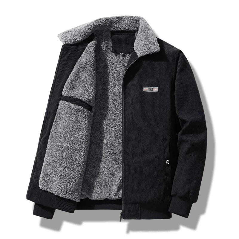 Men’s Corduroy Fleece Lined Jacket Winter