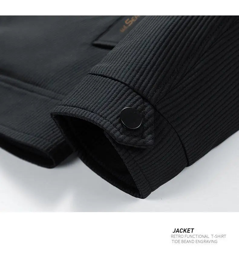 Men’s Striped Casual Work Jacket Autumn/Winter