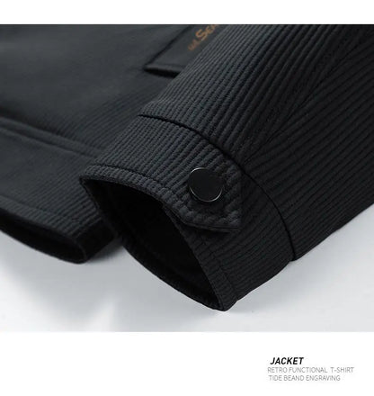 Men’s Striped Casual Work Jacket Autumn/Winter