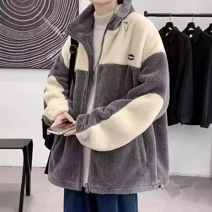 Men’s Lamb Velvet Cotton Jacket Winter