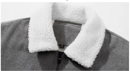 Men’s Corduroy Fleece Lined Jacket Winter