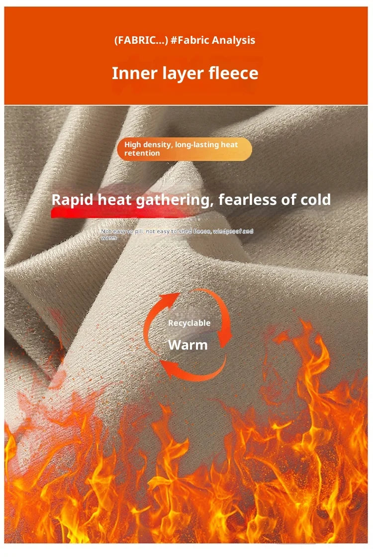 Men's Winter Thickened Warm Cotton Jacket - Casual Youth Fashion Coat