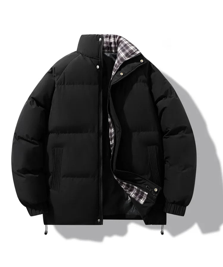 【 M-8XL 】2025 Autumn/Winter New Stand Up Collar Cotton Jacket for Men,Thick,Casual,High Quality,Warm and Comfortable Top for Men