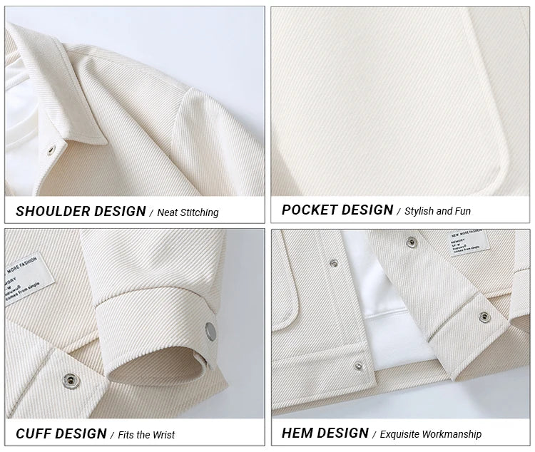 Men’s Retro Casual Work Jacket Winter