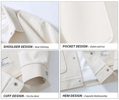 Men’s Retro Casual Work Jacket Winter