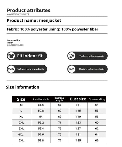 Men’s Corduroy Loose Casual Jacket Spring Autumn