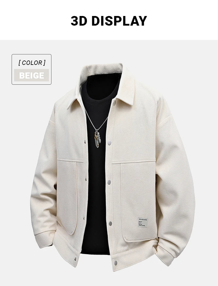 Men’s Retro Casual Work Jacket Winter