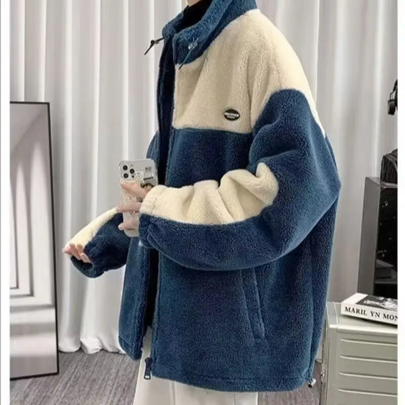 Men’s Lamb Velvet Cotton Jacket Winter